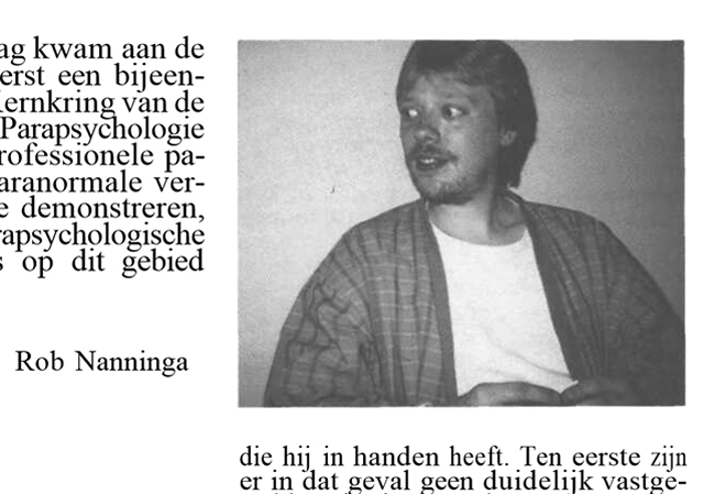 Rob Nanninga, Skepter, Volume 2, #4, December 1989